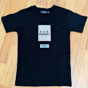 Burberry Kids Classic Black tee boys 3